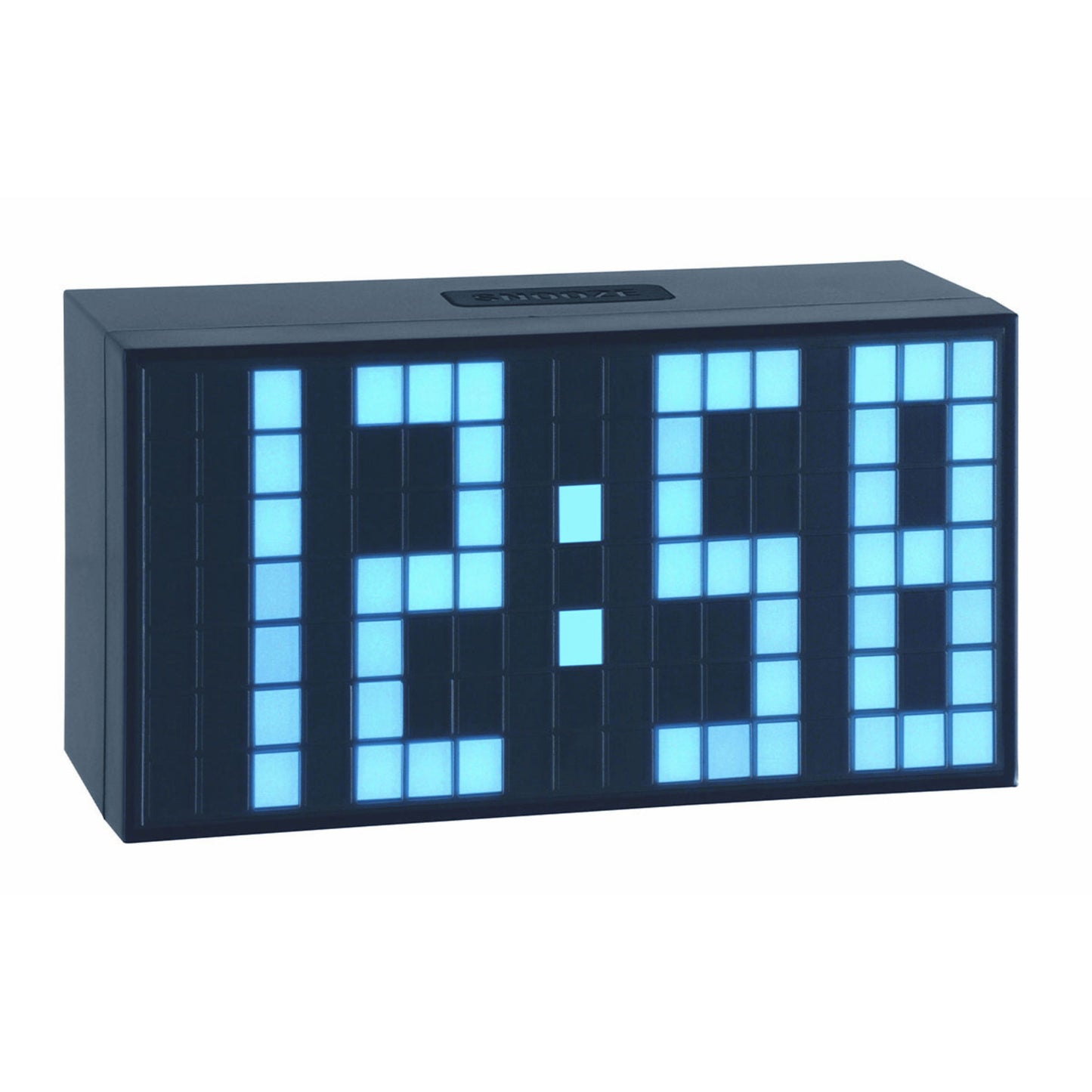 TFA Germany Time Block Digital Alarm Clock, Blue LED Digits, 17cm